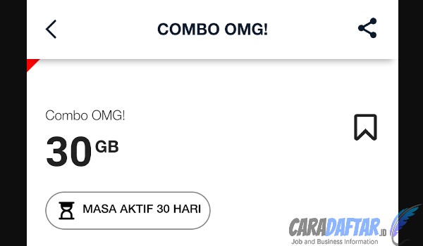 Paket Internet Combo OMG!