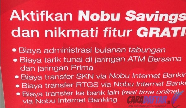 Cara Daftar NOBU Savings